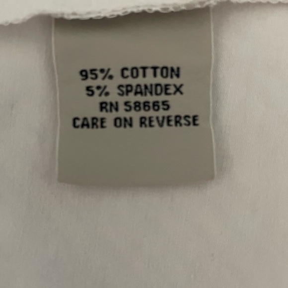 Faconnable white tank top NWT in Size Extra Small. - Picture 6 of 8